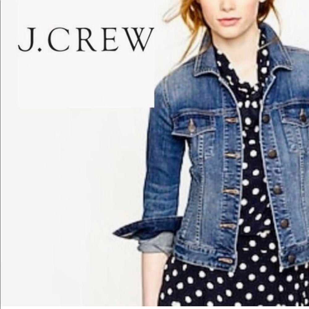 J.Crew Distressed Denim Jacket - Picture 8 of 12